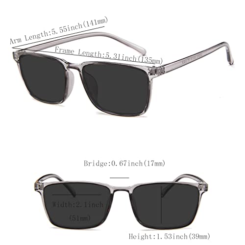 Image of oriopxic Driving Distance Glasses -3.00 Outdoor Polarized Nearsighted Sunglasses Cycling Shortsighted Myopia Glasses