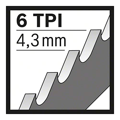 Bosch Professional Coffret de 25 lames de scie sabre 644 D Top for Wood pour le bois 150 x 19 x 1.25 mm accessoires pour scie sabre - vue 8