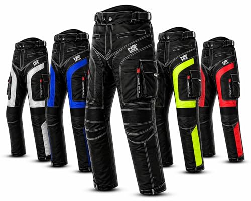 Motorcycle Pants for Men Cordura 600D Waterproof Riding Pants with Armor Pockets Removable Liner Air Vents Touring Gear (US Waist Inseam 40 34 Regular Regular Black)