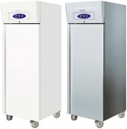 Tefcold RK505 Range Solid Door Chiller and Meat Cabinet Chilled Storage with White 2010(H)x680(W)x710(D) 466 Litre 3 Shelves -2 Year Parts Warranty Included