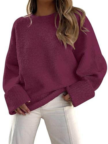 LILLUSORY Oversized Sweater Womens 2026 Fall Fashion Outfits Pullover Long