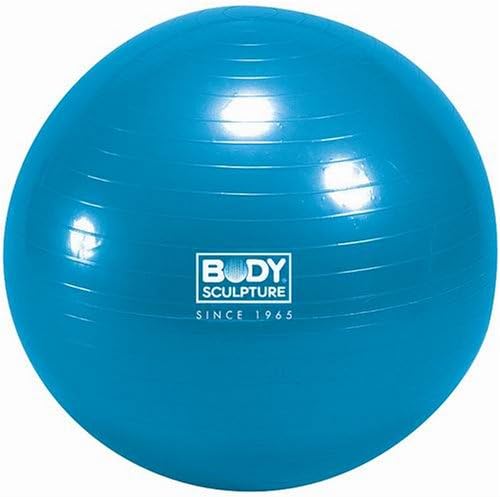 Body Sculpture 76cm (30) Anti Burst Blue Exercise Gym Ball with 6 Pump