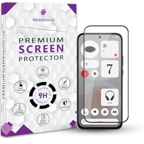 Image of Premium Tempered Glass Screen Protector Guard For Nothing Phone 4b 5G (6.77 Inch, Pack of 1) | Edge to Edge Coverage With Easy to installation kit