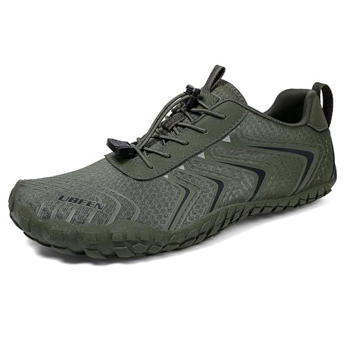 Image of UBFEN Water Shoes for Men Women Quick Dry Swim Aqua Socks | Lightweight Barefoot-style Fit, Rubber Sole, Hiking, Fishing, Kayaking, Beach, Pool, Boating, Diving And Water-to-land Wear