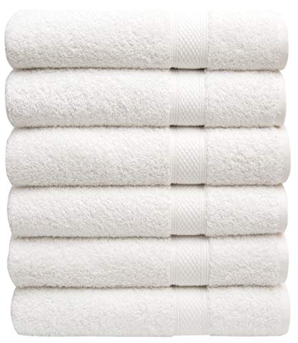 Pleasant Home Bath Towels Set of 6 (24” x 50”)
