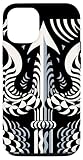 trident 150 Fácil instalación Carcasa para iPhone 15 Tridente de Poseidón en Op Art Style Navidad