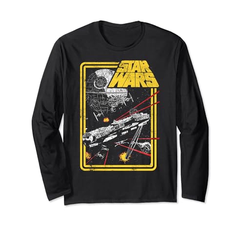 T-shirt Star Wars Falcon Flight en coton premium manches longues