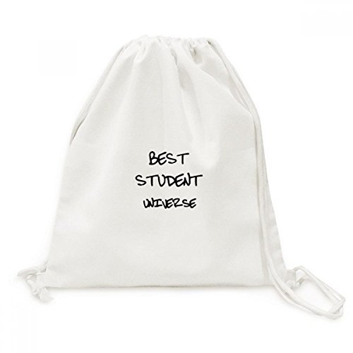 Sac à cordon en toile pour étudiant universitaire idéal pour les voyages et sorties