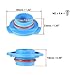 X AUTOHAUX 2pcs 9005 HB3 LED Headlight Adapter Base Bulb Sockets Retainer Holder Universal for Car Blue
