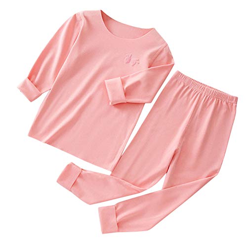 Kids Long Sleeve 𝐏a𝐣ama Set Cute Bunny 𝐏ajamas Toddler Boys Girls 𝗦nug Fit Sl𝐞epwear Cotton Loung𝐞wear Soft 𝐏𝗝s