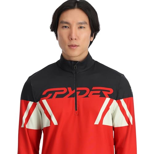 Spyder Men's Podium Half Zip T-Neck Ski Base Layer3