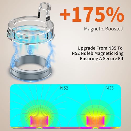 Image of RP80977 Magnet Replacement Kit for Delta Kitchen Faucet Parts - Fixes Loose Spray Head, Easy Install, Strong Magnet 2PCS