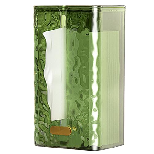 Boîte à mouchoirs en papier Glaciers - Plateau de rangement pour papier facial - Pour comptoirs de coiffeuse, chambre à coucher, commodes, boîtes à mouchoirs