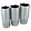 3pc 3/8 Spark Plug Sockets