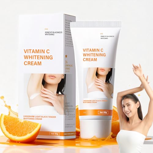 Crema Aclaradora de Axilas y Partes Íntimas, Crema Blanqueadora, Skin Lightening Cream, 3-en-1 Dark Spot Remover, 60 g para Línea de Bikini y Muslos Internos