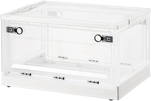 ネブライザーボックス、ペット犬猫動物酸素ICUケージ、透明、折りたたみ式、咳と呼吸療法用 (白色,47*35*24cm)