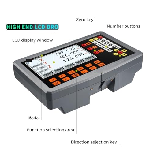 LCD 2 Axis 3 Axis DRO Sets Digital Readout Display miniatura 5