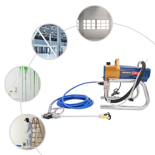 1500W Airless Paint Sprayer Electric Paint Gun with Adjustable Pressure & 26ft Hose Electric Paint Spray Gun for Walls & Furniture DIY Etc - Image 7