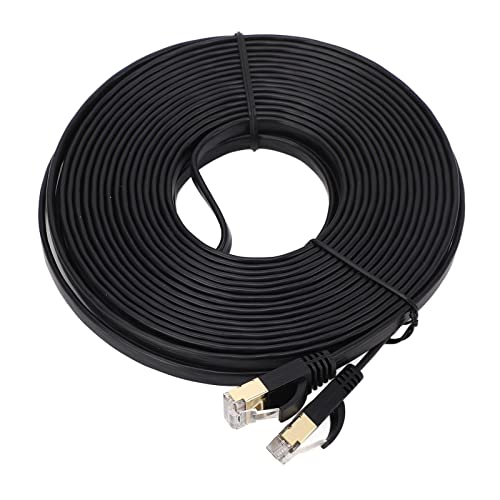 Agatige - Câble Réseau, Câble Réseau CAT7 10 Gigabit Haute Vitesse 10 Mètres Accessoires Informatiques Câble Réseau En Cuivre Sans Oxygène PVC Pour Transmission Réseau