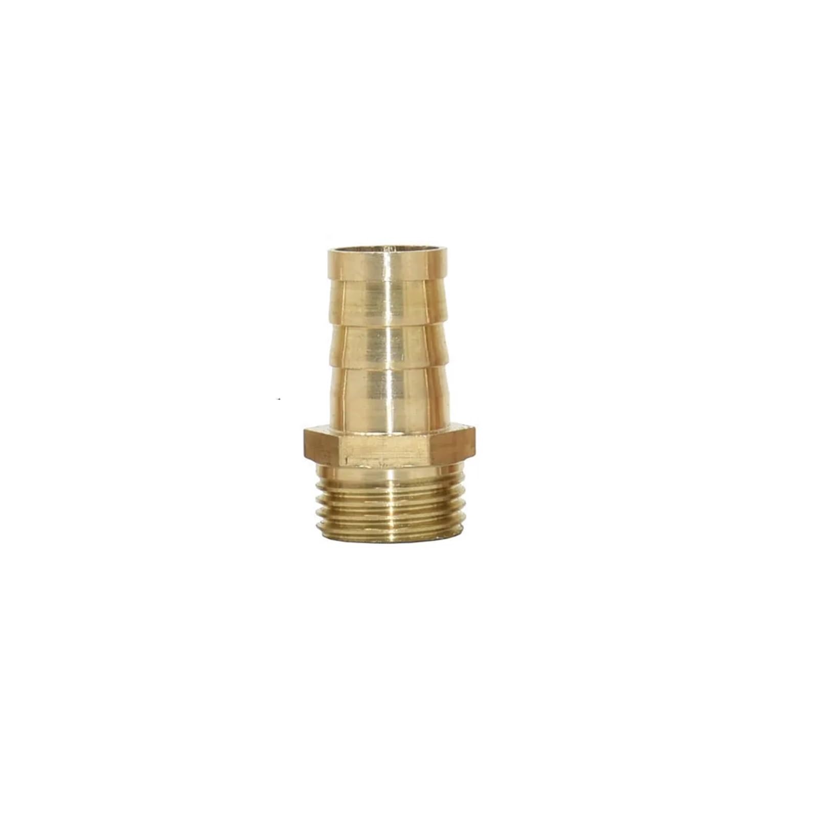 Raccordo in ottone da 14/16/19/25 mm a filettatura maschio da 1,3 cm 1,9 cm, raccordo in rame per irrigazione dell'acqua, olio e tubo dell'aria (C)