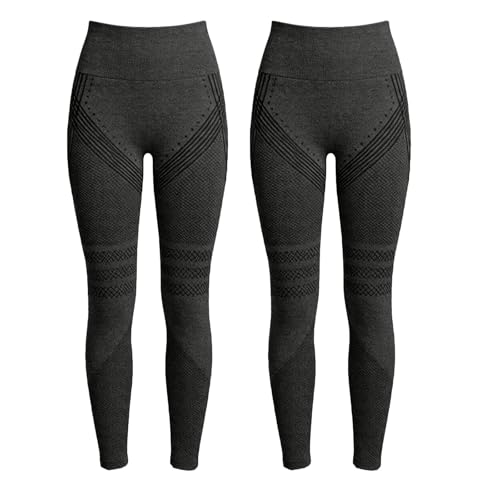 Mallas de compresión para mujer con efecto anticelulitis 3D y moldeado push up 2