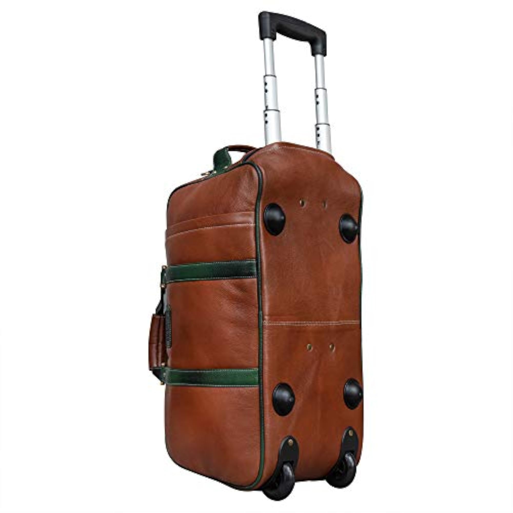 Genuine Combination Colour Soft Sided Travel Duffle with Trolley