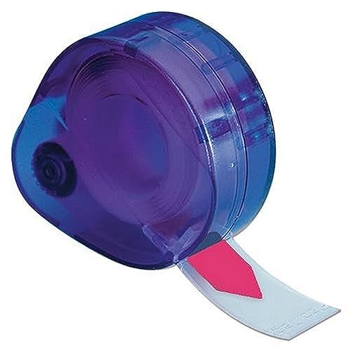 Redi-Tag Solid Arrow Dispenser Flags, 120 Flags per Dispenser, 1-7/8 x 9/16 Inches, Pink, 1-Pack (71104)