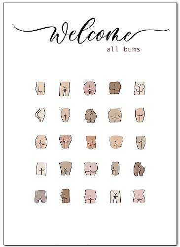 artpin® Gäste WC Poster witzig- Kunstdruck Badezimmer Deko DIN A4, Bilder Sprüche Zitate Bad B13