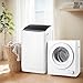 ROVSUN 17.8LBS Full Automatic Washing Machine and 1.5CuFt Portable Clothes Dryer Set, Compact Laundry Washer and Dryer Combo Set with Stainless Steel Inner Tub, for Apartment, Dorms, Home