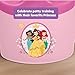 Bright Starts Disney Princess Full Comfort Potty Training Toilet, Easy Clean Removable Bowl, Splash Guard, High Back for Comfort & Stability, Toddlers up to 50 lbs