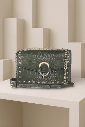 Image of Allen Solly Women's Mini Crossbody Sling Bag | PU Leather | Soft Touch | Detachable Sling | College & Daily Carry