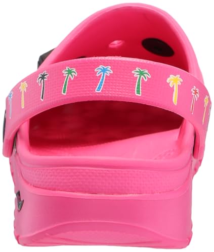 Skechers Skechers Women's FOAMIES Arch Fit Footsteps - Stardust Clog, Pink Multi, 8