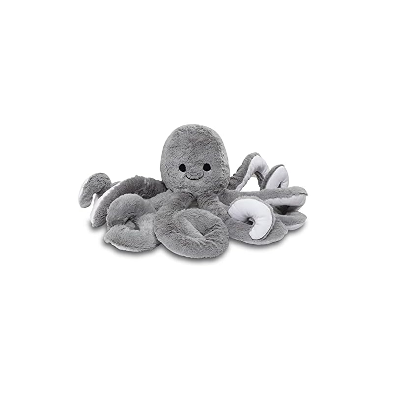 Webby Giant Realistic Stuffed Octopus Animals Soft Plush Toy, Grey