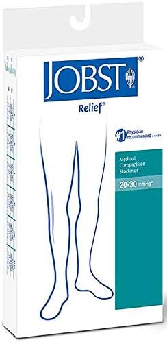 Bi114622 Relief Knee-High Firm Compression Stockings Large, Silky Beige,Bsn Jobst - Pair 2
