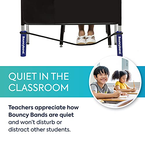 Bouncy Bands for Wide Desks (Blue) Sensory Tool That Allows Students