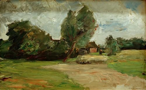Cuadro al óleo decorativo de Max Liebermann: pintura de paisaje holandés 60x90cm