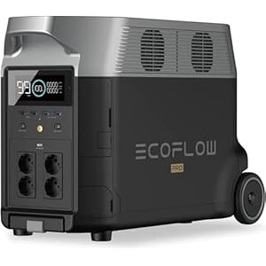 Generador de energía portátil ECOFLOW DELTA Pro, Batería para el hogar ampliable, 3,6 kWh-25 kWh, sólo pequeños defectos en el embalaje, el producto está completamente sin usar (Reacondicionado)
