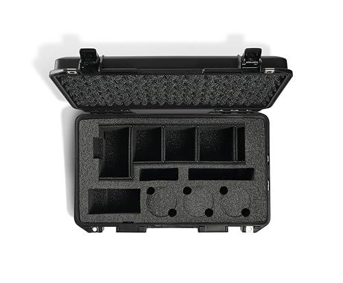 Image of Pelican Air 1535 Air Case - Universal Custom Foam DSLR Camera Case for Camera Body and Accessories (Black)