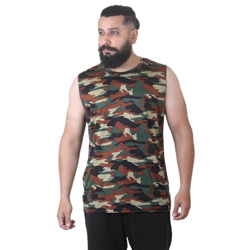 Image of Sleeveless T Shirts for Men - Gym Vest, Sando Tank Top Wear, Workout Baniyan, Stringers Inner Shirt, Bodybuilding Tshirts, Sports Tshirt Vests, Stylish Tanks Tops