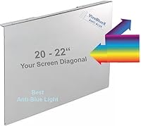 Vista 10 de VizoBlueX - Protector de pantalla de 14 pulgadas con filtro de bloqueo de luz azul. Panel LED para PC portátil anti-UV, protección para los ojos