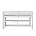 Better Homes and Gardens Loft Storage Bed with Spacious Storage Shelves, Multiple Finishes, White