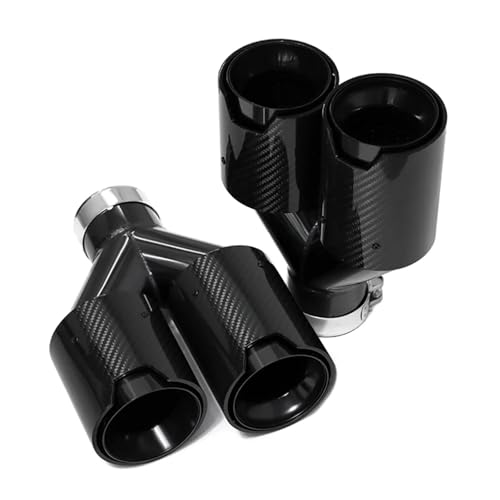 Tuyau d'échappement quadruple 57mm idéal pour sublimer votre BMW au quotidien