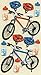 Produktbild Artoz Artwork 3D Motiv-Sticker 185590-28,"Fahrräder, handmade