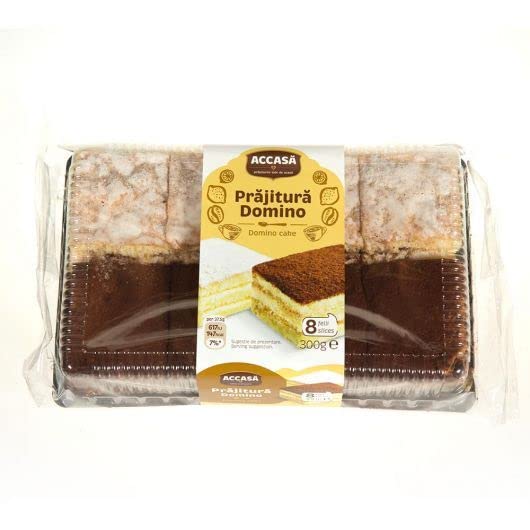 220 G PASTEL DOMINO ACCASA - CAJA DE 8 UNIDADES