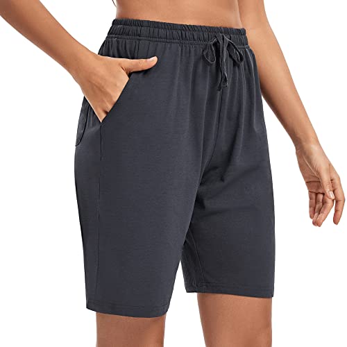 Luckycatcus LUCKYCATCUSNC210523-32 Women'S Bermuda Shorts Jersey Shorts With Pockets Yoga Walking Athletic Long Shorts thumb #2