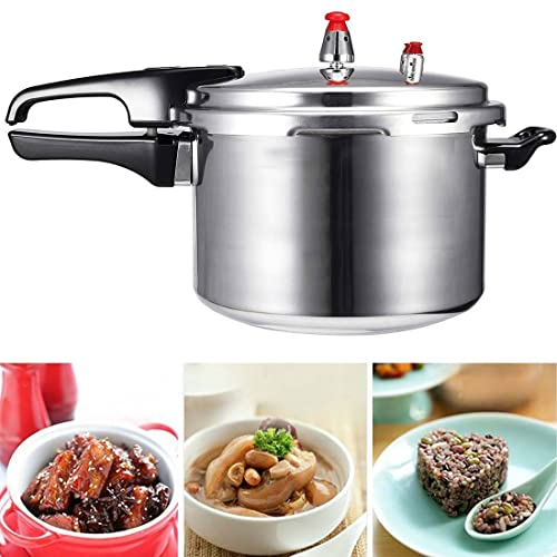 MidiLi-Kitchen-Pressure-Cooker-wRelease-Valve-Aluminum-Canning-Cooker-Pot-Stove-Top-Instant-Fast-Cooking-Outdoor-Camping-Cook-Tool-Steamer-Size-4L-Diameter-20cm