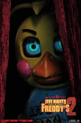 Five Nights at Freddy's Movie 2 (2025) - Chica One Sheet Wall Poster, 34L" x 22.4W", Premium Unframed Version