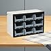 DimyFew Drawer Storage Cabinet Organizer Tool Box with Compartment Garage Organization Container for Hardware Scrapbook Bolts, 9 Grid