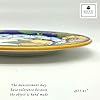 Italian Ceramic dinnerware set - Hand Painted kitchen Dishes sets for 4 - Made in ITALY Tuscany - Italian Pottery dinner… - Image 6