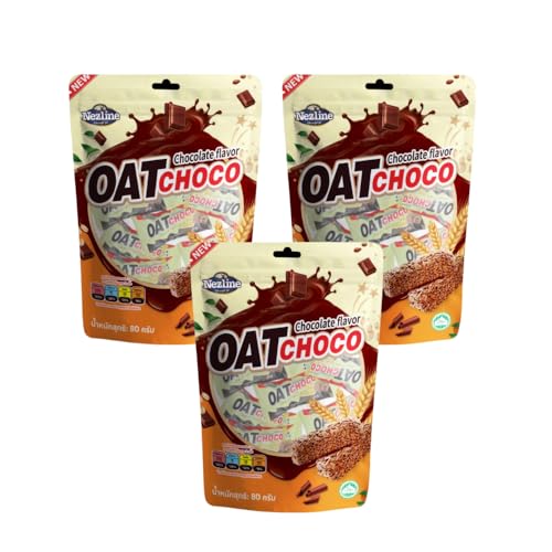 Image of Oat Choco - Chocolate Flavored Oat Bar (80g) pack of3, 1pack /8 Pcs.